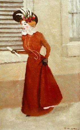 F.Vallotton / Woman w.Plumed Hat / 1895
