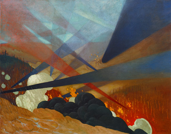 F.Vallotton / Verdun / Painting / 1917 à Felix Vallotton