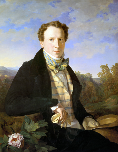 Self portrait à Ferdinand Georg Waldmüller