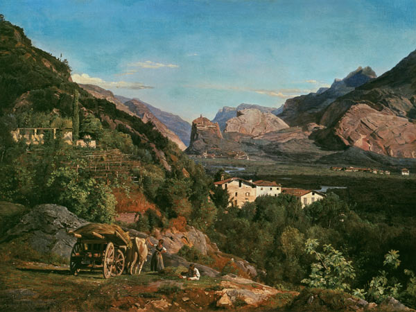 Waldmueller / View of Arco / 1841 à Ferdinand Georg Waldmüller