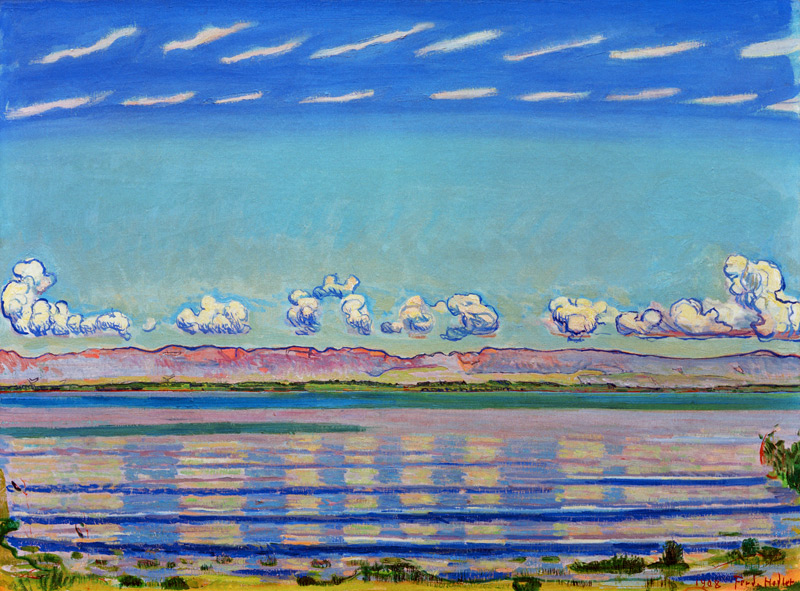 Paysage rythmique sur le lac Léman
 à Ferdinand Hodler