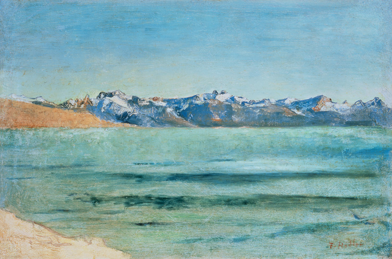 Sunrise Over Mont Blanc à Ferdinand Hodler