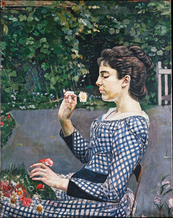 Portrait of Hélène Weiglé à Ferdinand Hodler