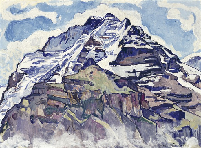 The Jungfrau, as Seen from Muerren à Ferdinand Hodler