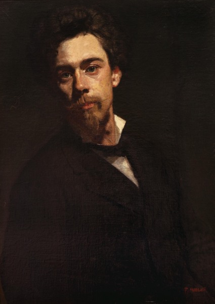 Self-portrait 1879 à Ferdinand Hodler