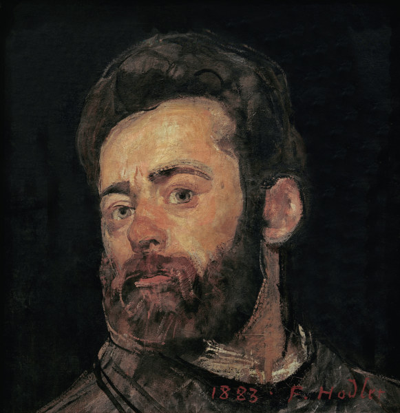 Self-portrait 1883 à Ferdinand Hodler