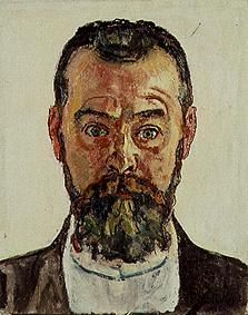 auto-portrait à Ferdinand Hodler