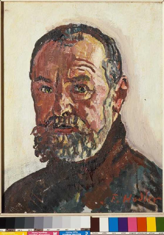 auto-portrait à Ferdinand Hodler