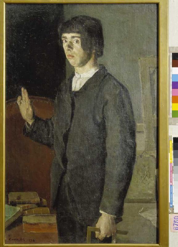 l'étudiant (auto-portrait) à Ferdinand Hodler