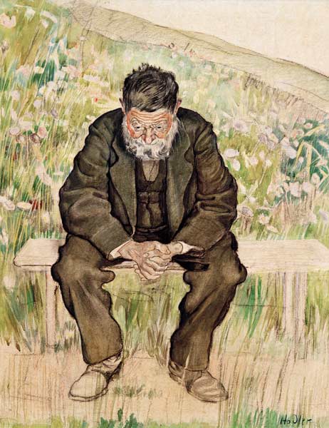 Unemployed à Ferdinand Hodler