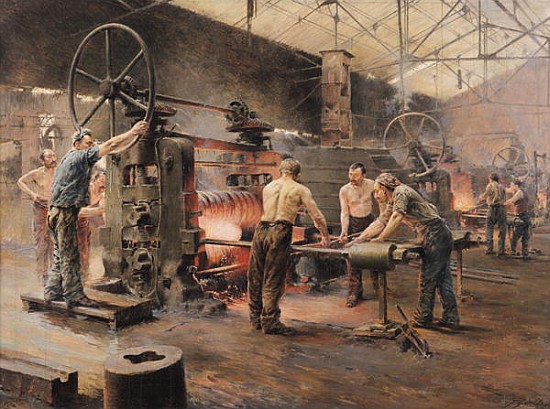 The Rolling Mill à Ferdinand Joseph Gueldry