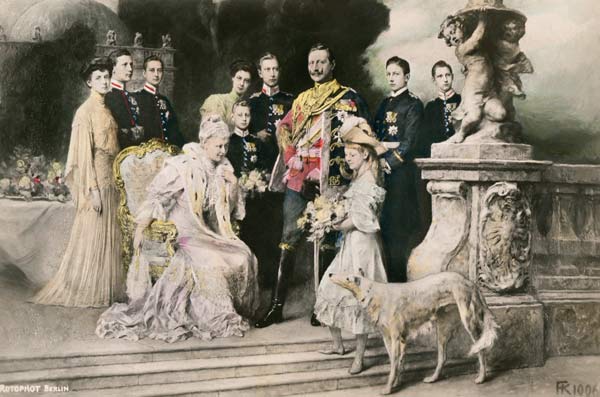 Gruppenbild der kaiserlichen Familie à Ferdinand Keller