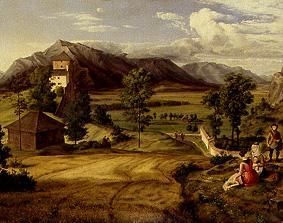 paysage de Salzburg à Ferdinand Olivier