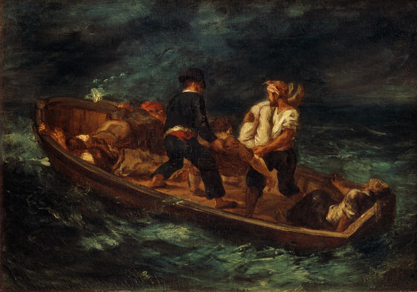 Après le naufrage. à Eugène Delacroix
