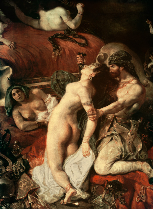 Delacroix / Death of Sardanapalus / 1827 à Eugène Delacroix