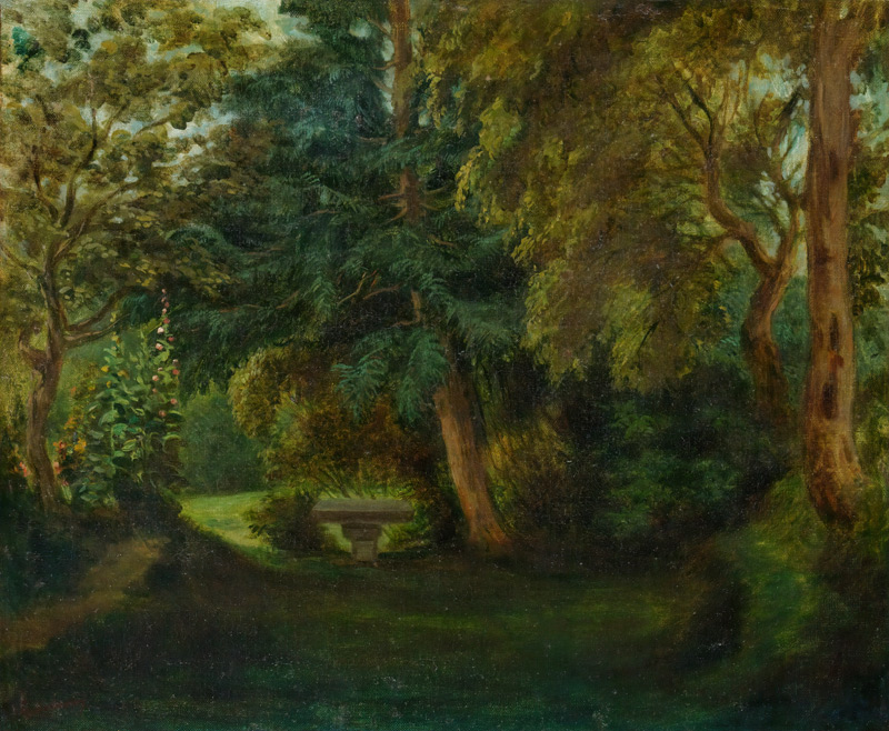 George Sand's Garden at Nohant à Eugène Delacroix