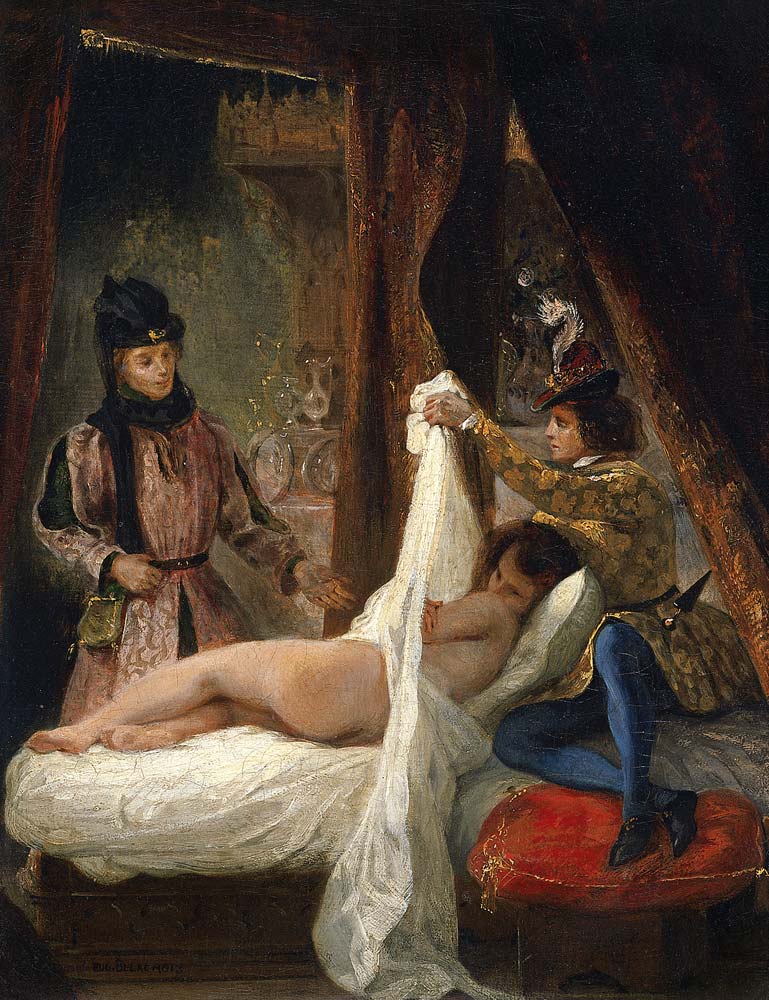 The Duke of Orléans showing his Lover à Eugène Delacroix