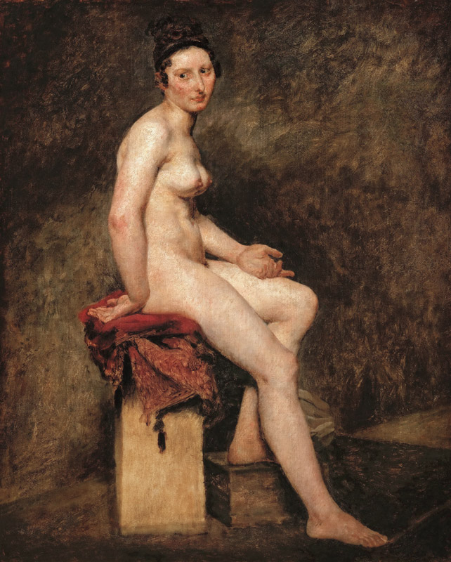 Mademoiselle Rose (Seated Nude) à Eugène Delacroix