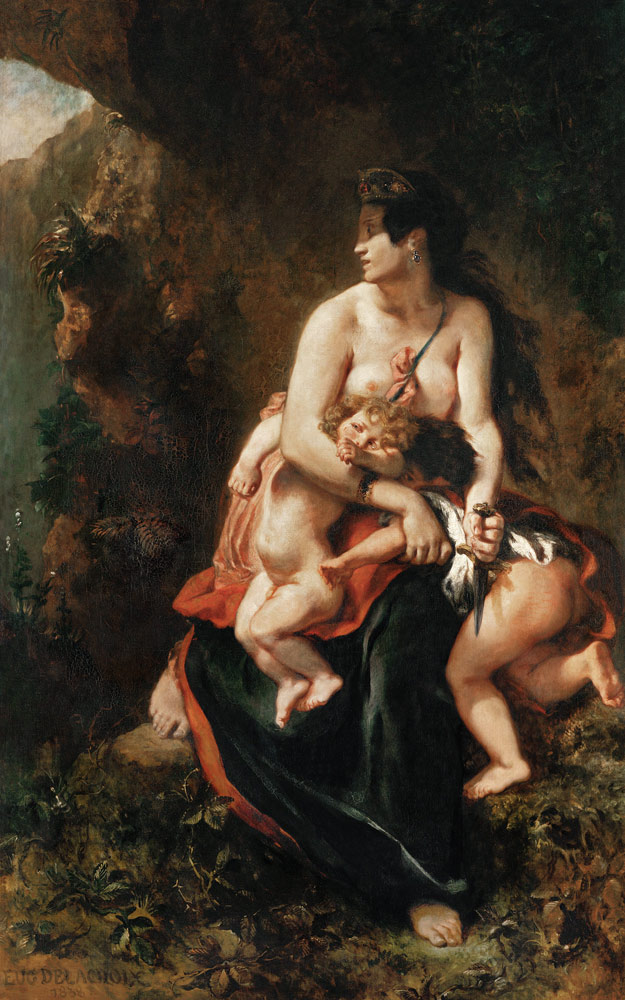 Medea (Médée furieuse) à Eugène Delacroix