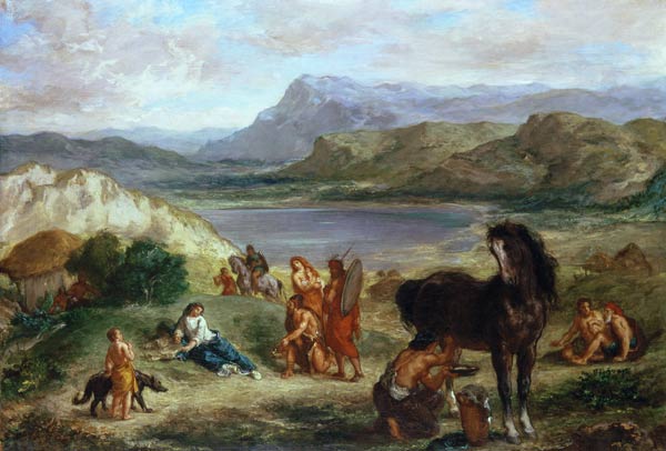 Ovid avec Scythes à Eugène Delacroix