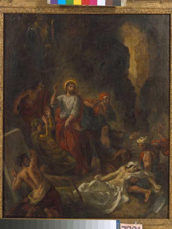 le réveil de Lazare à Eugène Delacroix