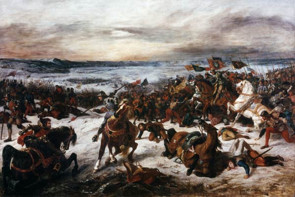 Death of Charles the Brave à Eugène Delacroix