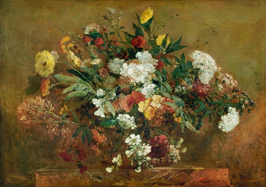 Flowers à Eugène Delacroix