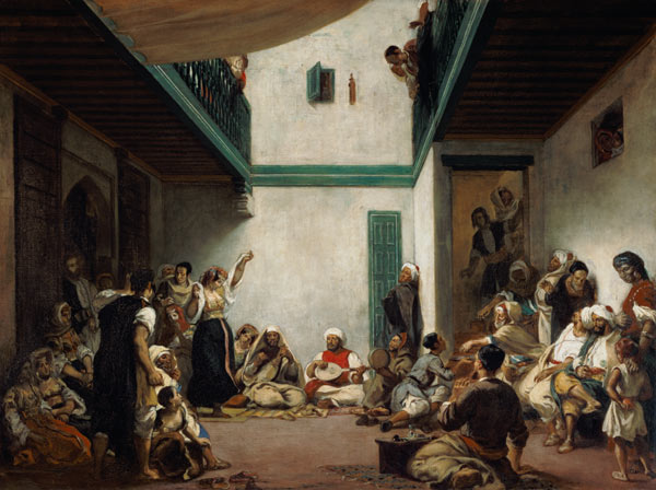 A Jewish wedding in Morocco à Eugène Delacroix