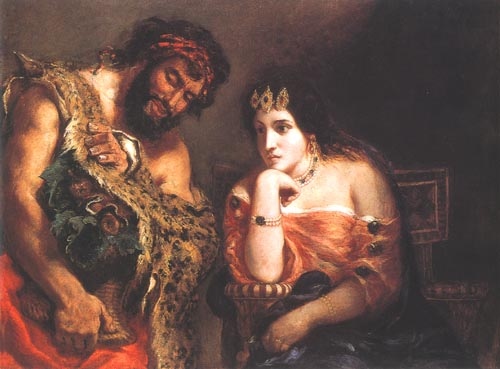 Cléopatre et le paysan à Eugène Delacroix
