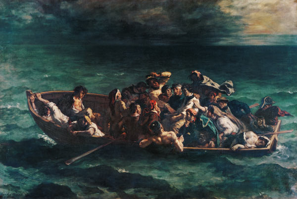 The Shipwreck of Don Juan à Eugène Delacroix