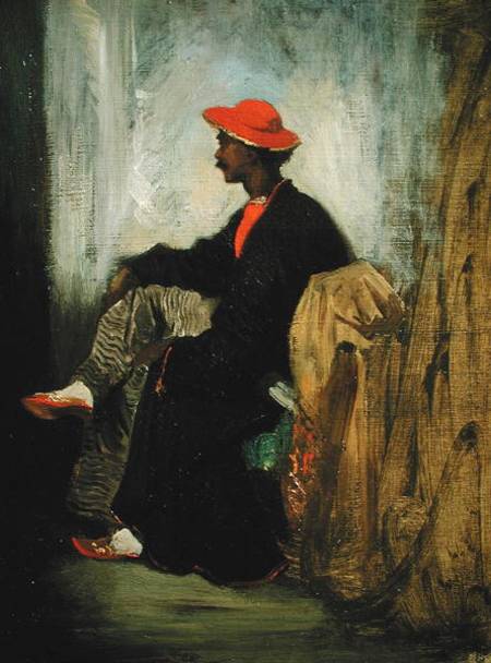 Study of an Indian from Calcutta à Eugène Delacroix