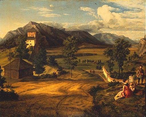 Salzburgische Landschaft à Ferdinand von Olivier