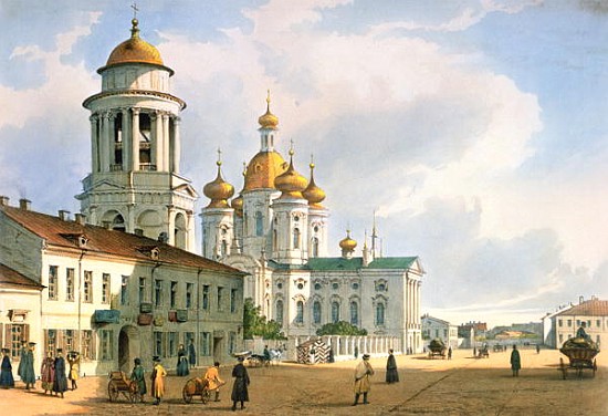 The Virgin of Vladimir Church in St. Petersburg, c.1840 à Ferdinand Victor Perrot
