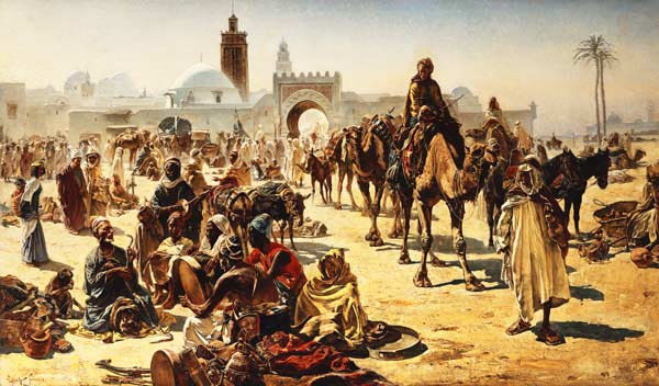 Arabischer Sklavenmarkt à Ferencz Frans Eisenhut