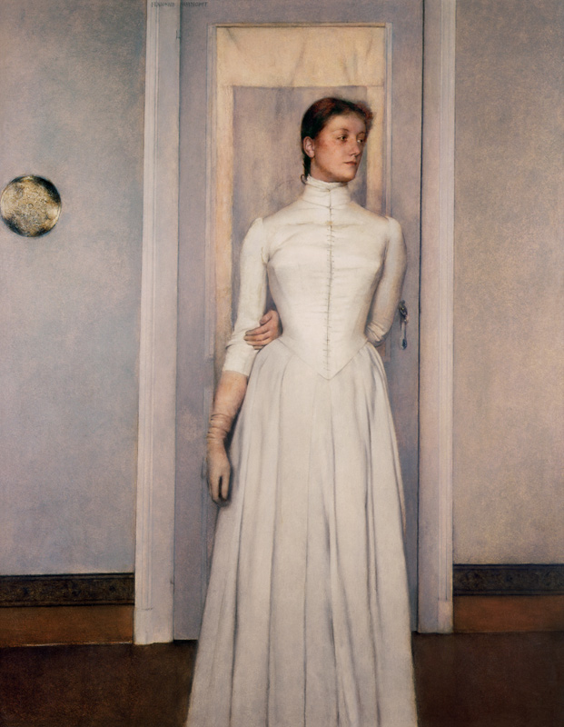 Portrait of the artist's sister à Fernand Khnopff
