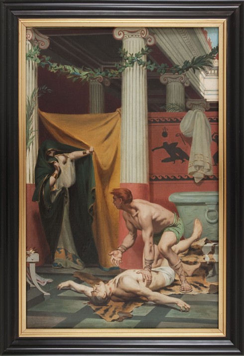 The Death of the Emperor Commodus à Fernand Pelez