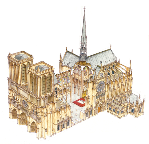 Notre-Dame Cathedral. Paris, France à Fernando Aznar Cenamor
