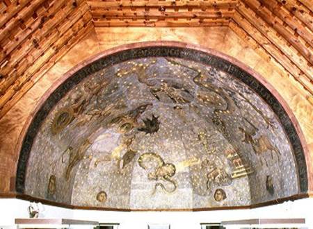 View of the vault depicting the 'Cielo de Salamanca' à Fernando Gallegos
