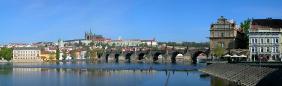 Prague castle and Charles bridge