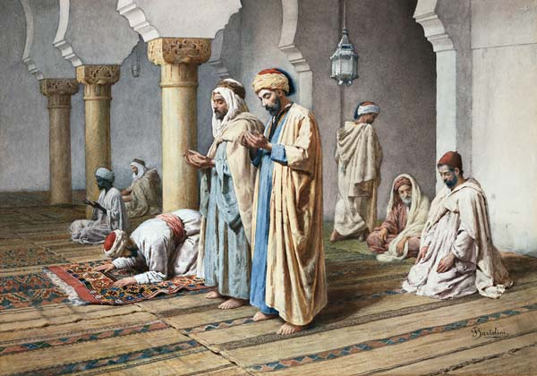 Arabs At Prayer à Filipo or Frederico Bartolini