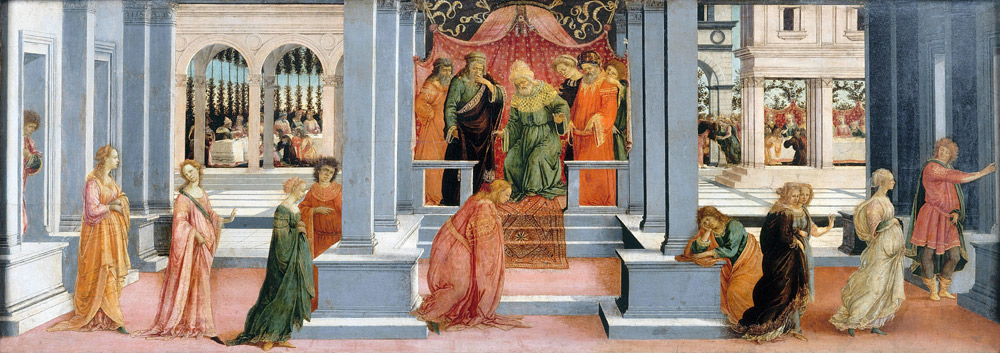 Esther before Ahasuerus à Filippino Lippi