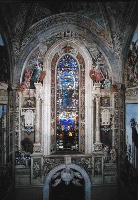 East wall of Strozzi Chapel (photo) à Filippino Lippi