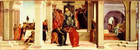 Scenes from the Story of Esther à Filippino Lippi