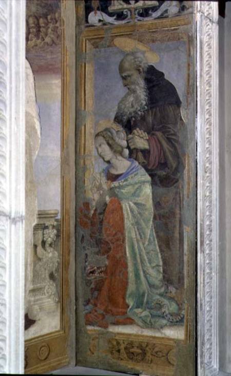 SS. Anthony and Lucy, detail from the tabernacle of the Canto al Mercatale à Filippino Lippi