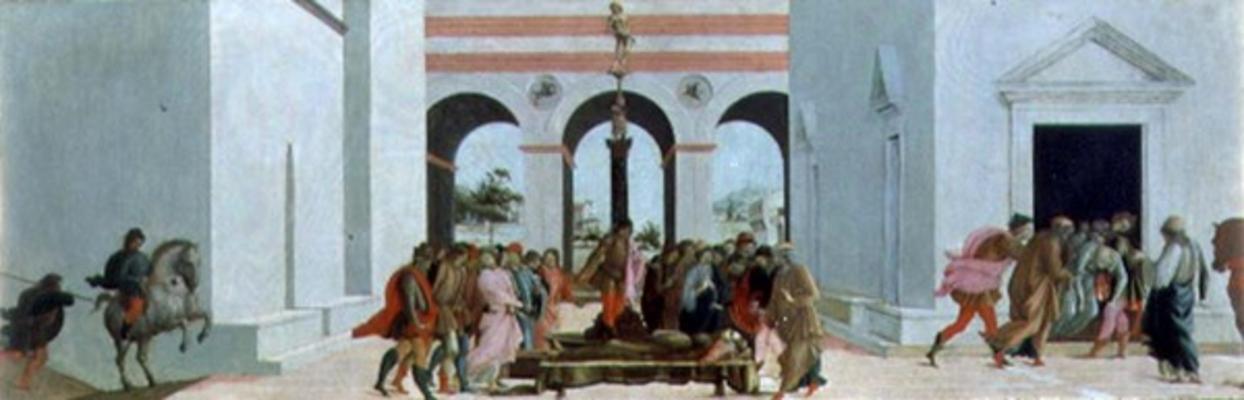 The Death of Lucretia (tempera on panel) à Filippino Lippi