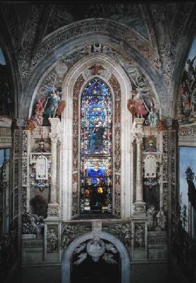 East wall of Strozzi Chapel (photo)