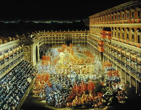 Festival in Honour of Queen Christina (1626-89) Of Sweden at the Palazzo Barberini à Filippo Lauri