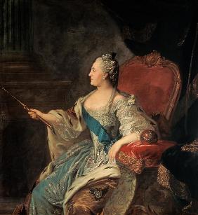 portrait de la tsarine Catherine II