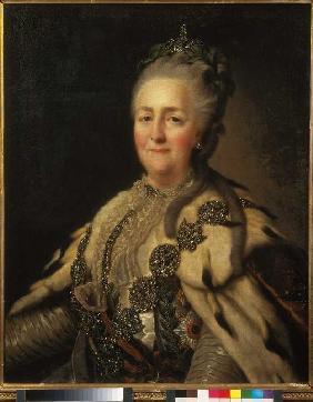 portrait de la tsarine Catherine II