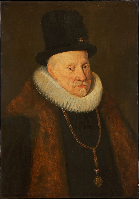 Portrait of an Eldery Man (Archduke Albert VII. (1559-1621) ?) à Maître flamand vers 1654